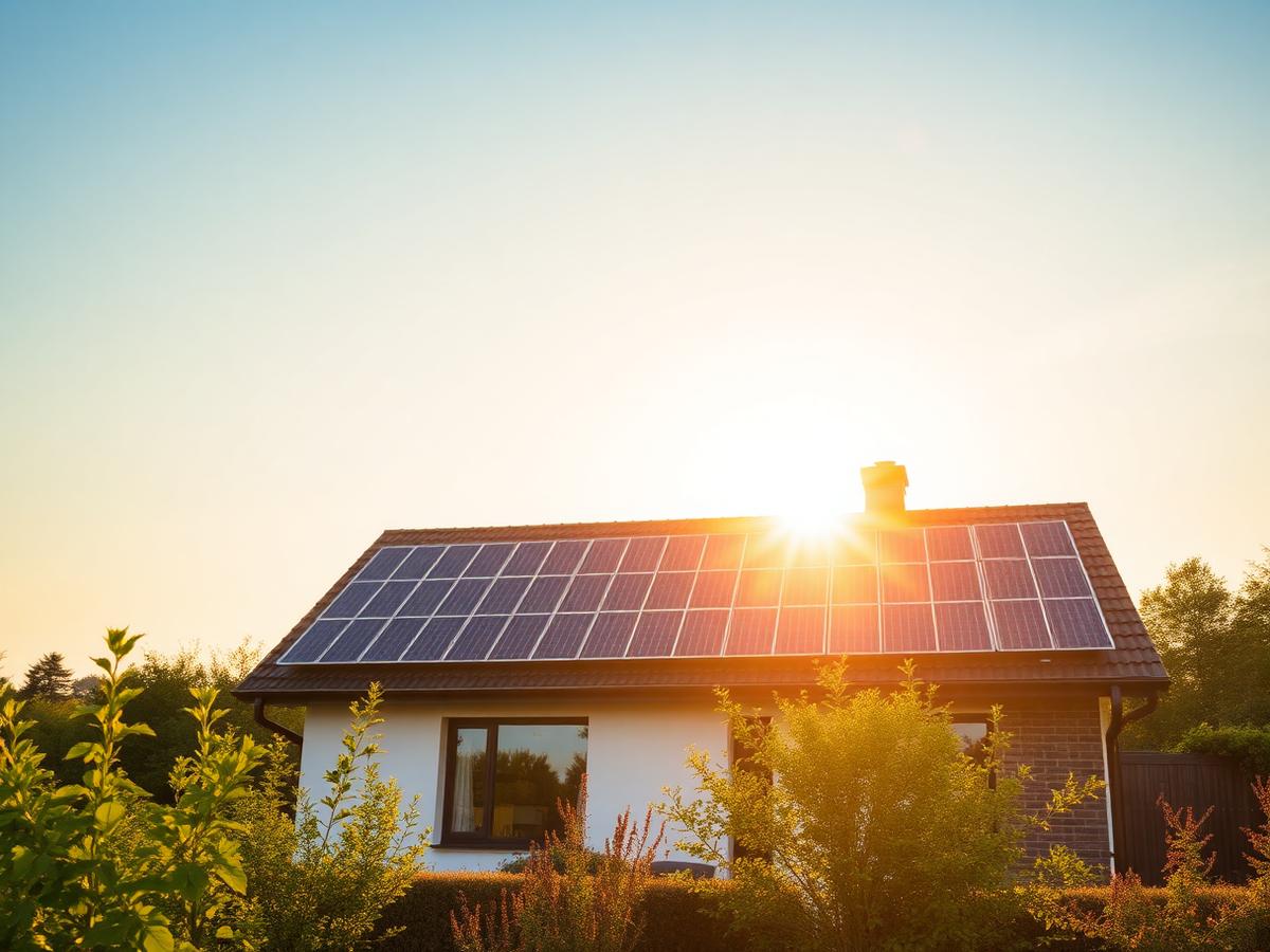 PV-Anlage auf Wohnhaus